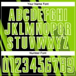 Uniform Sublimation Sports Black-White Neon Green Jersey Custom Lines Soccer