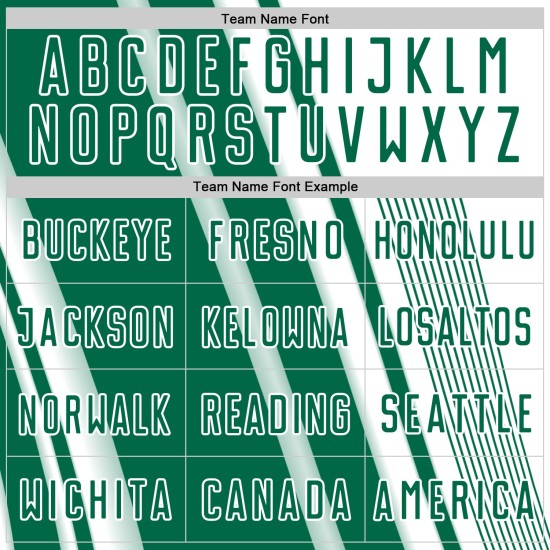 Uniform Lines Custom Kelly Jersey Green Sports Soccer White Sublimation Uniform Lines Custom Kelly Jersey Green Sports Soccer White Sublimation