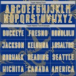 Gold-White Soccer Custom Sports Lines Curve Sublimation Uniform Old Jersey Royal Gold-White Soccer Custom Sports Lines Curve Sublimation Uniform Old Jersey Royal