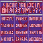 Sublimation Uniform Custom Curve Soccer Lines Sports Jersey Red-White Purple Sublimation Uniform Custom Curve Soccer Lines Sports Jersey Red-White Purple