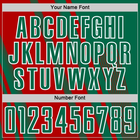 Sublimation Soccer Jersey Uniform Red-White Lines Sports Custom Green Kelly Sublimation Soccer Jersey Uniform Red-White Lines Sports Custom Green Kelly