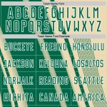 Soccer Cream Uniform Custom Green-White Sports Sublimation Kelly Jersey Lines Soccer Cream Uniform Custom Green-White Sports Sublimation Kelly Jersey Lines