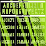 Uniform Sublimation Sports Black-White Neon Green Jersey Custom Lines Soccer