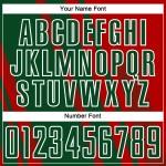 Soccer Jersey Custom Uniform Sublimation Green-White Red Sports Lines Soccer Jersey Custom Uniform Sublimation Green-White Red Sports Lines