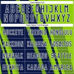 Navy-White Sports Uniform Soccer Neon Jersey Sublimation Lines Custom Green Navy-White Sports Uniform Soccer Neon Jersey Sublimation Lines Custom Green