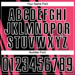 Soccer Lines Sublimation Neon Uniform Custom Pink Jersey Sports Black-White Soccer Lines Sublimation Neon Uniform Custom Pink Jersey Sports Black-White