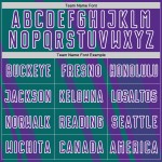 Uniform Sports Jersey Sublimation Teal-White Soccer Custom Lines Purple Uniform Sports Jersey Sublimation Teal-White Soccer Custom Lines Purple