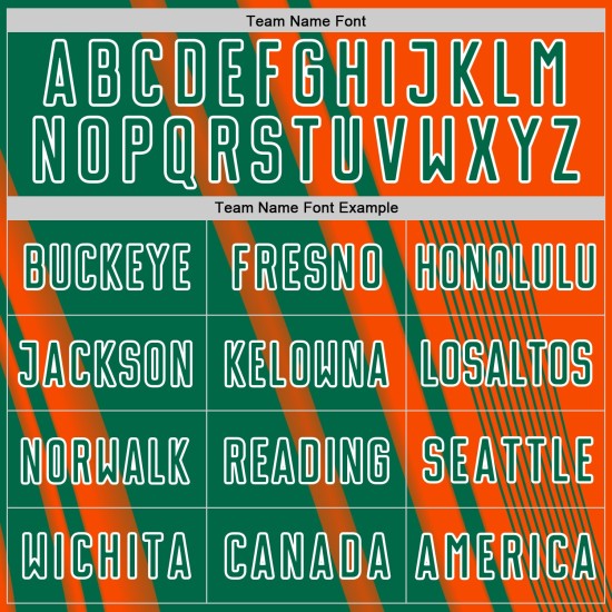 Uniform Custom Lines Sublimation Green-White Kelly Sports Soccer Jersey Orange Uniform Custom Lines Sublimation Green-White Kelly Sports Soccer Jersey Orange