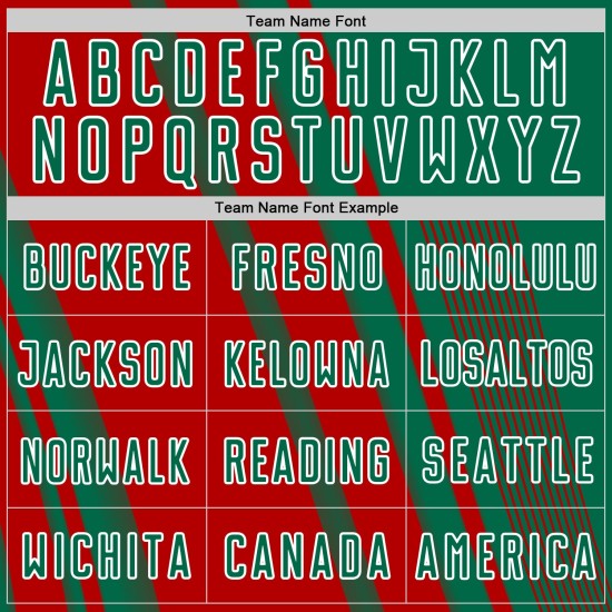 Sublimation Soccer Jersey Uniform Red-White Lines Sports Custom Green Kelly Sublimation Soccer Jersey Uniform Red-White Lines Sports Custom Green Kelly