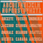 Soccer Custom Lines Jersey Sublimation Teal-White Uniform Sports Orange Soccer Custom Lines Jersey Sublimation Teal-White Uniform Sports Orange