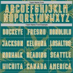 Old Lines Soccer Custom Sports Teal Jersey Sublimation Gold-White Curve Uniform Old Lines Soccer Custom Sports Teal Jersey Sublimation Gold-White Curve Uniform