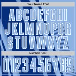 Soccer Jersey Blue Sports Uniform Light Royal-White Custom Lines Sublimation Soccer Jersey Blue Sports Uniform Light Royal-White Custom Lines Sublimation