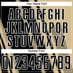 Sports Uniform Lines Vegas Jersey Soccer Sublimation Gold Black-White Custom