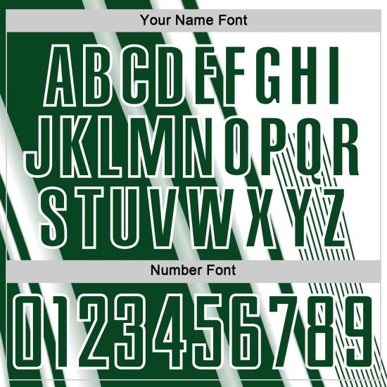 Green Custom Soccer Sublimation Lines Uniform White Jersey Sports