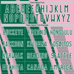 Sports Sublimation Light Custom Kelly Uniform Jersey Soccer Pink Lines Green-White Sports Sublimation Light Custom Kelly Uniform Jersey Soccer Pink Lines Green-White