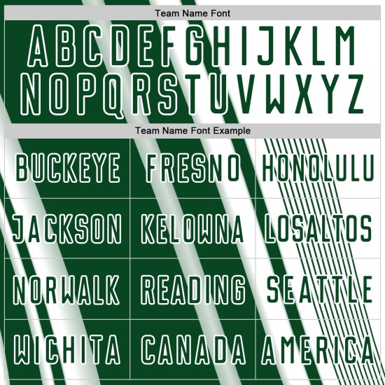 Green Custom Soccer Sublimation Lines Uniform White Jersey Sports