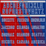 Custom Lines Uniform Royal Soccer Sports Sublimation Red-White Jersey Custom Lines Uniform Royal Soccer Sports Sublimation Red-White Jersey