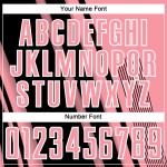 Uniform Custom Jersey Black-White Soccer Lines Sports Pink Sublimation Medium Uniform Custom Jersey Black-White Soccer Lines Sports Pink Sublimation Medium
