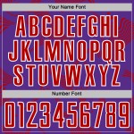 Sublimation Uniform Custom Curve Soccer Lines Sports Jersey Red-White Purple Sublimation Uniform Custom Curve Soccer Lines Sports Jersey Red-White Purple