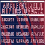 Custom Lines Crimson Uniform Sublimation Soccer Jersey Navy-White Sports Custom Lines Crimson Uniform Sublimation Soccer Jersey Navy-White Sports