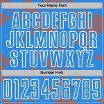 Jersey Curve Uniform Lines Soccer Blue Sports Orange-White Sublimation Powder Custom Jersey Curve Uniform Lines Soccer Blue Sports Orange-White Sublimation Powder Custom