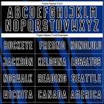 Lines Sublimation Jersey Royal Custom Uniform Black-White Soccer Sports Lines Sublimation Jersey Royal Custom Uniform Black-White Soccer Sports