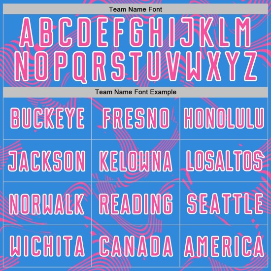 Lines Soccer Curve Jersey Uniform Blue Custom Sports Pink-White Powder Sublimation Lines Soccer Curve Jersey Uniform Blue Custom Sports Pink-White Powder Sublimation