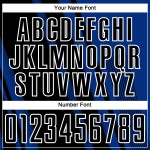 Lines Sublimation Jersey Royal Custom Uniform Black-White Soccer Sports Lines Sublimation Jersey Royal Custom Uniform Black-White Soccer Sports