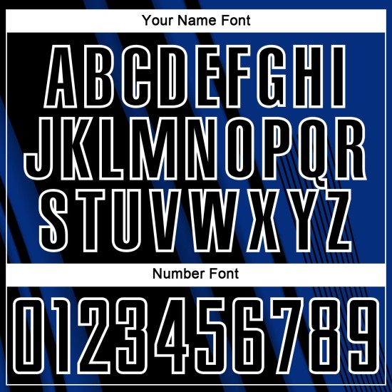 Lines Sublimation Jersey Royal Custom Uniform Black-White Soccer Sports Lines Sublimation Jersey Royal Custom Uniform Black-White Soccer Sports