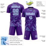 Uniform Soccer Lines Blue-White Sports Curve Purple Light Custom Jersey Sublimation Uniform Soccer Lines Blue-White Sports Curve Purple Light Custom Jersey Sublimation
