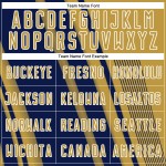 Soccer Navy-White Sublimation Lines Gold Jersey Old Sports Custom Uniform Soccer Navy-White Sublimation Lines Gold Jersey Old Sports Custom Uniform