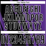 Lines Sublimation Black-White Custom Purple Jersey Sports Soccer Uniform Lines Sublimation Black-White Custom Purple Jersey Sports Soccer Uniform