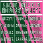 Uniform Pink Custom Soccer Sublimation Green-White Lines Sports Jersey Uniform Pink Custom Soccer Sublimation Green-White Lines Sports Jersey