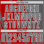 Uniform Custom Jersey Gray Sublimation Soccer Steel Red-White Lines Sports Uniform Custom Jersey Gray Sublimation Soccer Steel Red-White Lines Sports