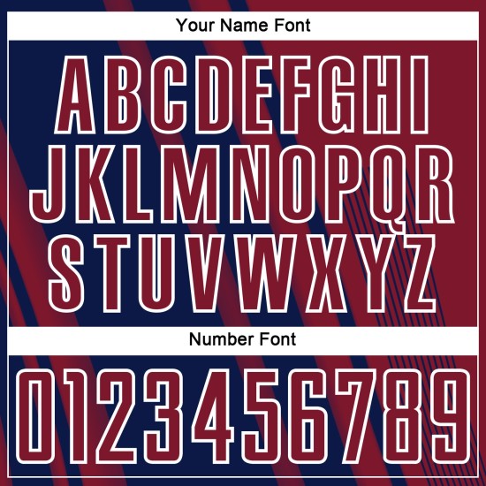 Custom Lines Crimson Uniform Sublimation Soccer Jersey Navy-White Sports Custom Lines Crimson Uniform Sublimation Soccer Jersey Navy-White Sports