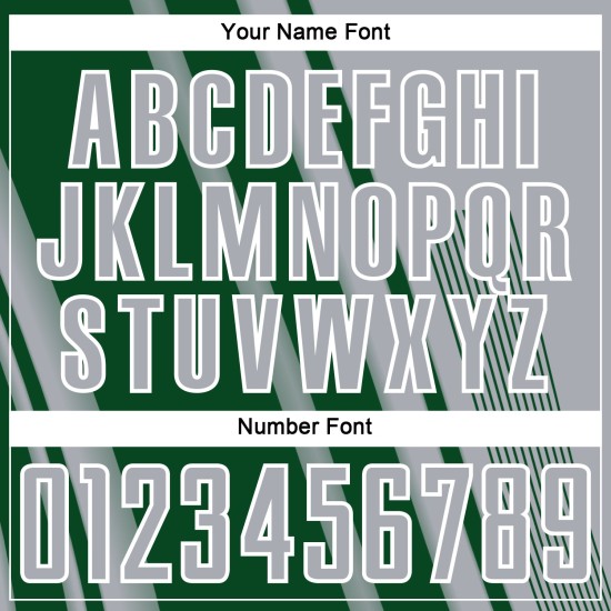 Soccer Uniform Sports Sublimation Jersey Custom Green-White Gray Lines Soccer Uniform Sports Sublimation Jersey Custom Green-White Gray Lines
