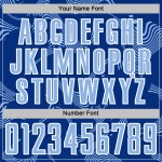 Custom Lines Jersey Sublimation Light Blue-White Sports Royal Curve Uniform Soccer