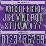 Sports Jersey Sublimation Soccer Gray-Black Curve Purple Uniform Custom Lines Sports Jersey Sublimation Soccer Gray-Black Curve Purple Uniform Custom Lines