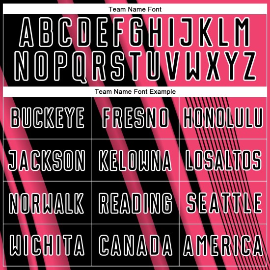 Soccer Lines Sublimation Neon Uniform Custom Pink Jersey Sports Black-White Soccer Lines Sublimation Neon Uniform Custom Pink Jersey Sports Black-White