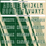 Green-White Lines Sublimation Custom Soccer Uniform Jersey Sports Cream Green-White Lines Sublimation Custom Soccer Uniform Jersey Sports Cream