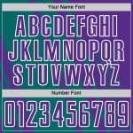 Uniform Sports Jersey Sublimation Teal-White Soccer Custom Lines Purple Uniform Sports Jersey Sublimation Teal-White Soccer Custom Lines Purple