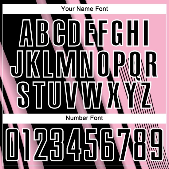 Jersey Black-White Light Uniform Sublimation Custom Pink Lines Soccer Sports